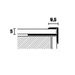Profil schodowy do paneli winylowych aluminium PROSTEP G/705/F PROFILPAS