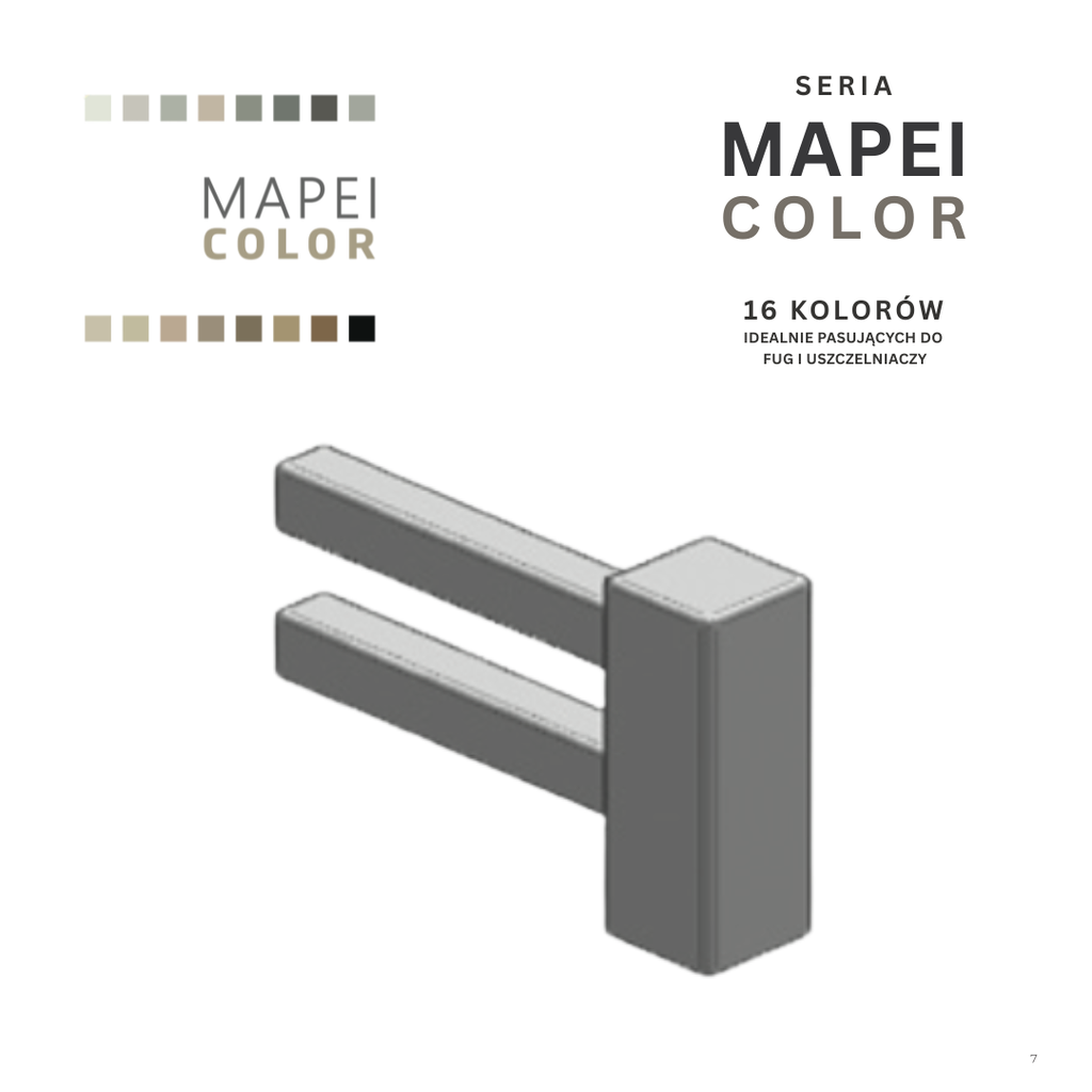 Zaślepka narożnik (5 szt.) do PROANGLE ZV MAPEI COLOR - LISTWY.NET