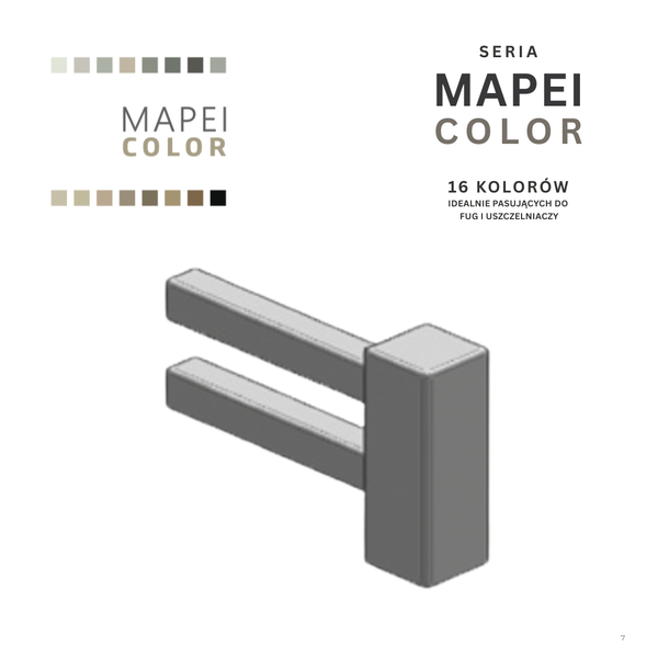 Zaślepka narożnik (5 szt.) do PROANGLE ZV MAPEI COLOR - LISTWY.NET