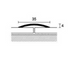 Listwa progowa samoprzylepna aluminium PROCLASSIC R Profilpas