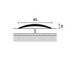 Listwa progowa samoprzylepna aluminium PROCLASSIC R Profilpas