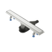 Odpływ liniowy Transformer srebrny lustro chrom Profil Design