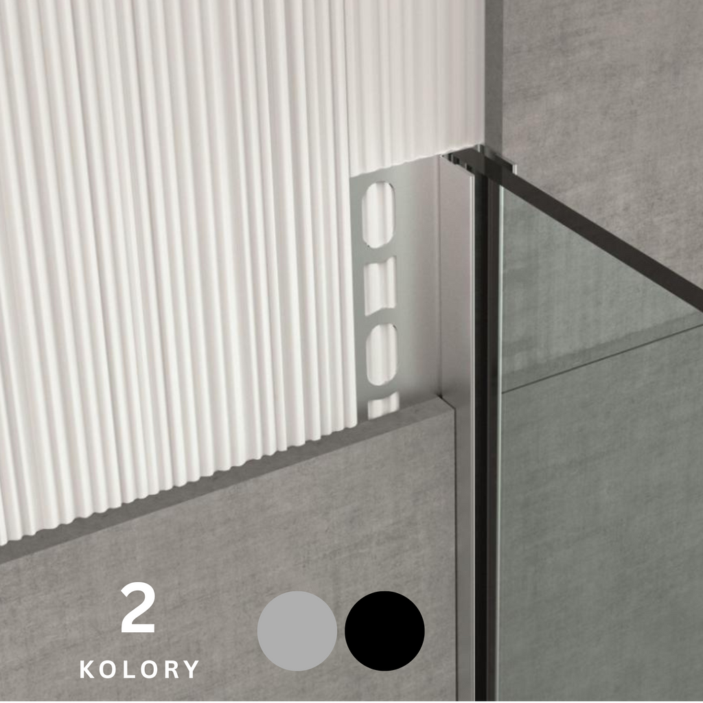 GPS 2 Profil do kabiny prysznicowej GLASS PROFILE stal nierdzewna PROFILPAS