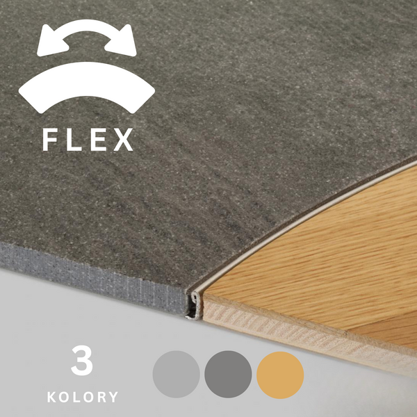 Profil łączący aluminium stal mosiądz do gięcia PROANGLE FLEX PROFILPAS