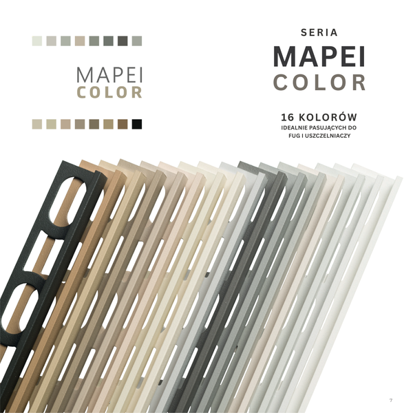 PROANGLE ZV aluminium MAPEI COLOR PROFILPAS