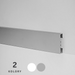 Listwa przypodłogowa aluminium METAL LINE 89/613 PROFILPAS