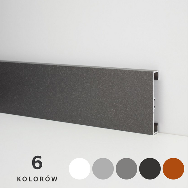 Listwa przypodłogowa aluminium METAL LINE 89 PROFILPAS