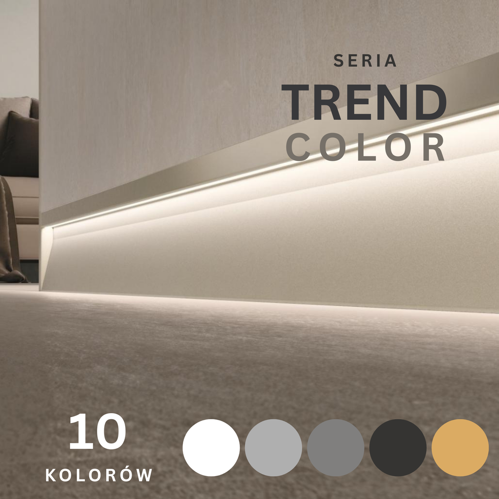 Listwa przypodłogowa aluminium PROLIGHT METAL LINE S LED PROFILPAS