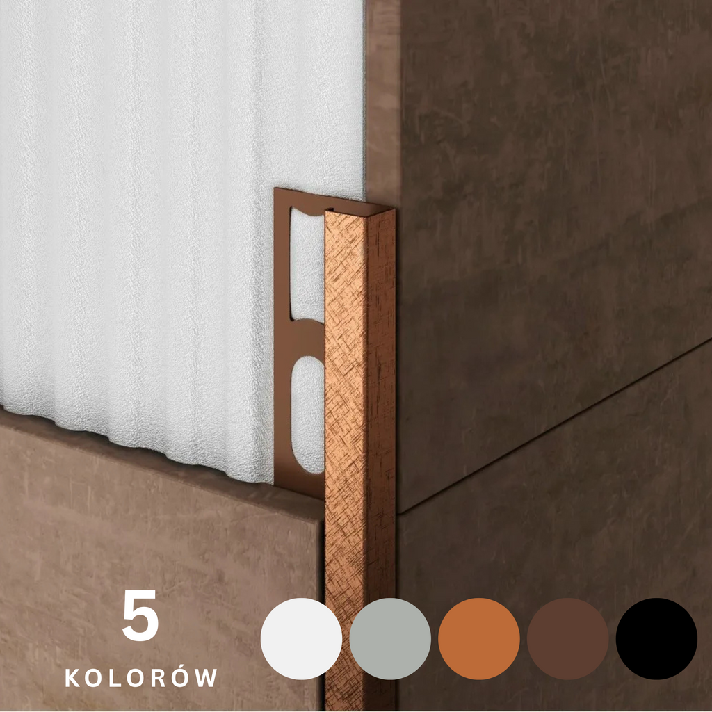 Profil narożny ZQAND PROANGLE Q aluminium czarny - X DESIGN PROFILPAS