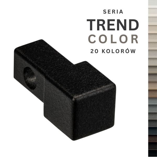 Narożnik zaślepka do PROANGLE Q aluminium ZQVN TREND COLOR STONE PROFILPAS