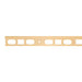 Listwa dekoracyjna DJKG mosiądz złocony 24K C-DESIGN PROFILPAS